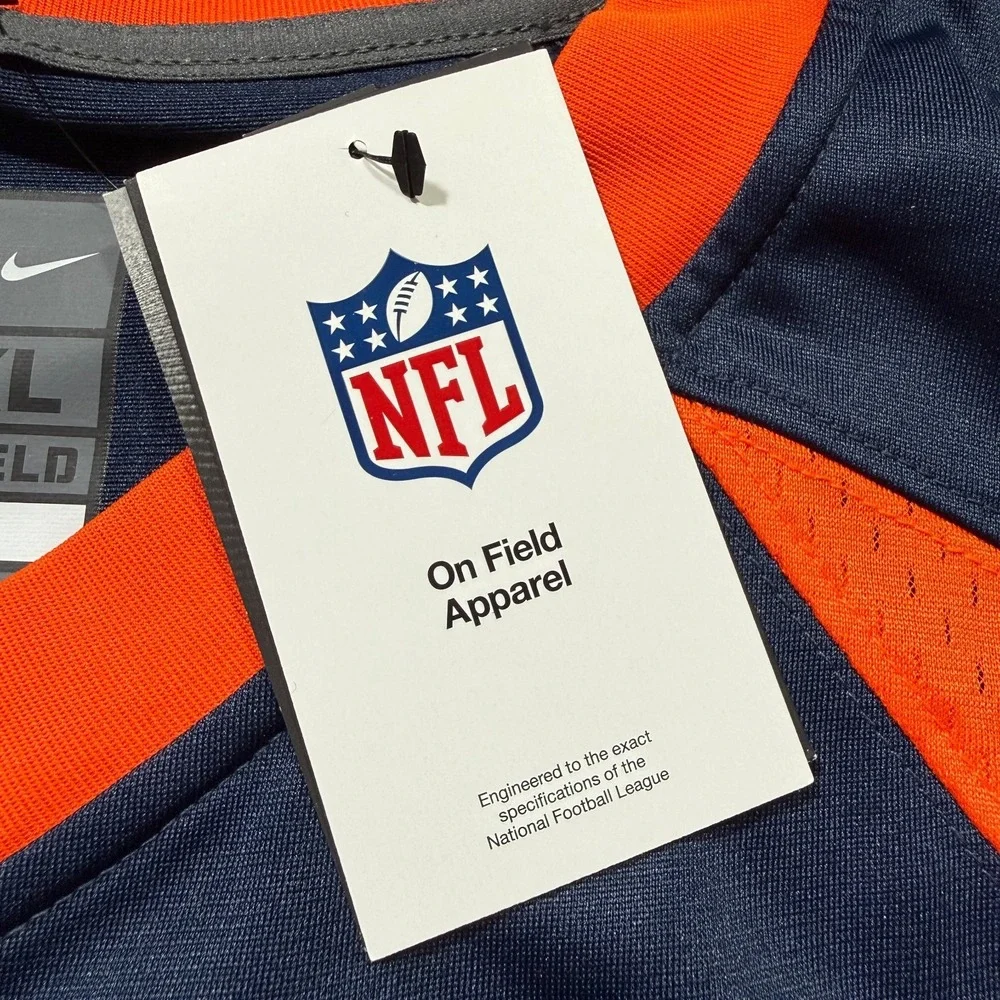 Denver Broncos‎ Jersey Nike On Field Russel Wilson #3 Jersey Blue Mens 2XL